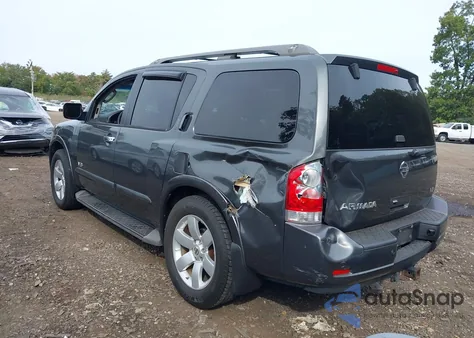 2008 Nissan Armada Le from USA, damaged, VIN 5N1AA08C18N628420